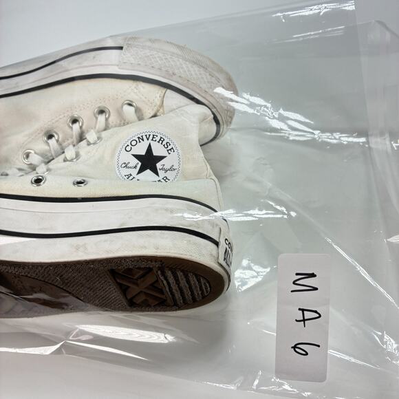 Converse Chuck Taylor All Star White Platform High Top 560846F Women's Size 6.5 - Picture 10 of 10